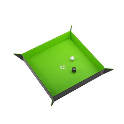 Gamegenic: Square Magnetic Dice Tray- Green