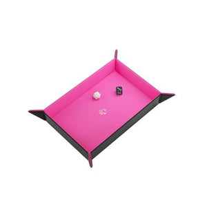 Gamegenic: Rectangular Magnetic Dice Tray- Pink