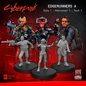 Cyberpunk RED Miniatures - Edgerunners A