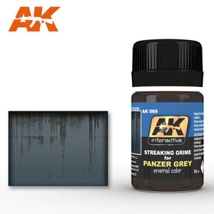 AK Interactive: (Weathering) Streaking Grime for Panzer Grey Vehicles