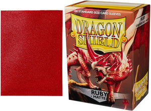 Dragon Shield Sleeves: Matte - Ruby (100)