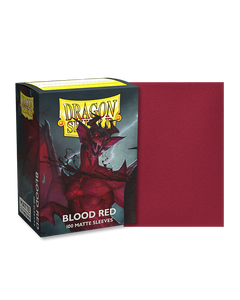 Dragon Shield Sleeves: Matte - Blood Red (100)