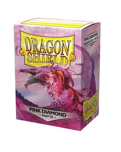 Dragon Shield Sleeves: Matte - Pink Diamond (100)