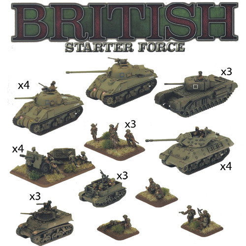Flames of War: WW2 - British Starter Force - Armoured Battlegroup