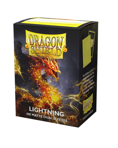 Dragon Shield Sleeves: Matte DUAL - Lightning