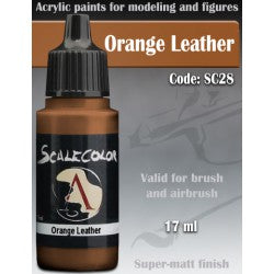 Scalecolor Orange leather